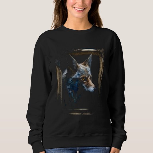 Fox Artwork Animal Fox 4 Sweatshirt (Vorderseite)