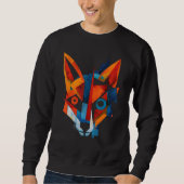 Fox Artwork  Animal Fox Sweatshirt (Vorderseite)
