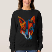 Fox Artwork  Animal Fox Sweatshirt (Vorderseite)