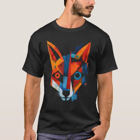 Fox Artwork  Animal Fox T-Shirt (Vorderseite)