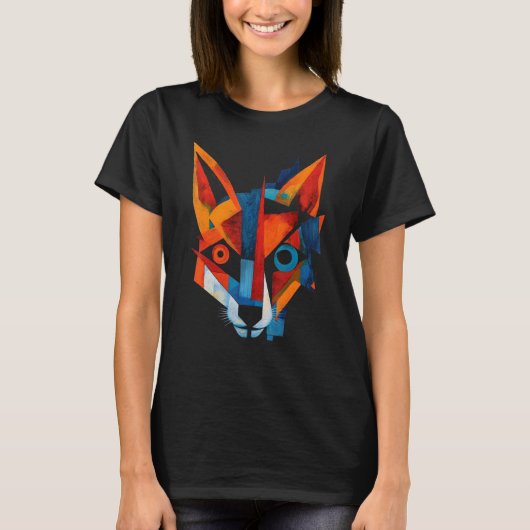 Fox Artwork  Animal Fox T-Shirt (Vorderseite)