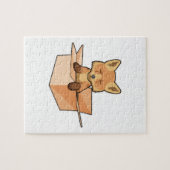 Fox as Baby in Box Puzzle (Horizontal)
