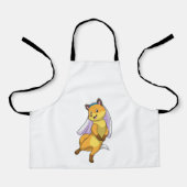 Fox as Bride with Veil Schürze (Vorderseite)