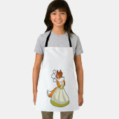 Fox as Bridge with Wedding Dress.PNG Schürze (Insitu)