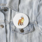 Fox as Cook mit Koch Hut Button (Beispiel)
