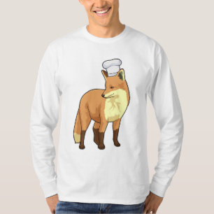 Fox as Cook mit Koch Hut T-Shirt