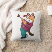 Fox as Groom mit Anzug Kissen (Decke)