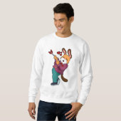 Fox as Groom mit Anzug Sweatshirt (Vorne ganz)