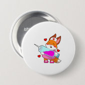 Fox as Nurse with Spritze Button (Vorne & Hinten)