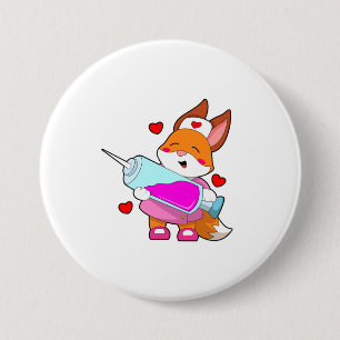 Fox as Nurse with Spritze Button