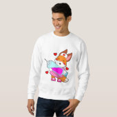 Fox as Nurse with Spritze Sweatshirt (Vorne ganz)