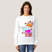 Fox as Nurse with Spritze Sweatshirt (Vorne ganz)