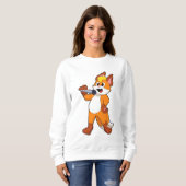 Fox as Sänger mit Mikrofon Sweatshirt (Vorne ganz)