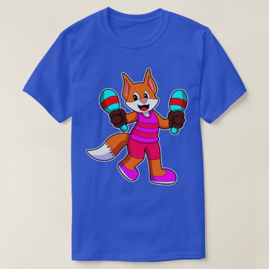 Fox as Singer with Microphone 1 T-Shirt (Design vorne)