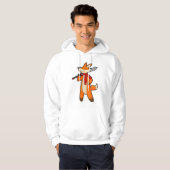 Fox as Warrior with Sword & Scarf Hoodie (Vorne ganz)