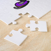 Fox at Ice Skaten mit Ice Skate & Brille Puzzle (Seite)