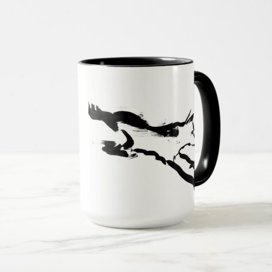 Fox auf der LaufTasse Tasse (VorderseiteRechts)