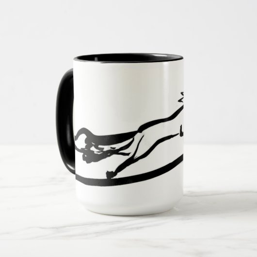 Fox auf der LaufTasse Tasse (Vorderseite Links)