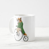 Fox auf Fahrrad Kaffeetasse (Vorderseite Links)