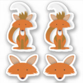 Fox Aufkleber (Vorderseite)