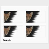 Fox-Aufkleber Rechteckiger Aufkleber (Blatt)