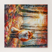 Fox Autumn Foods Puzzle (Horizontal)