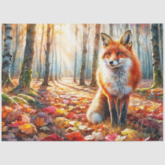 Fox Autumn Foods Seidenpapier