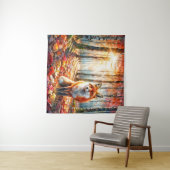 Fox Autumn Foods Wandteppich (Beispiel (Horizontal))