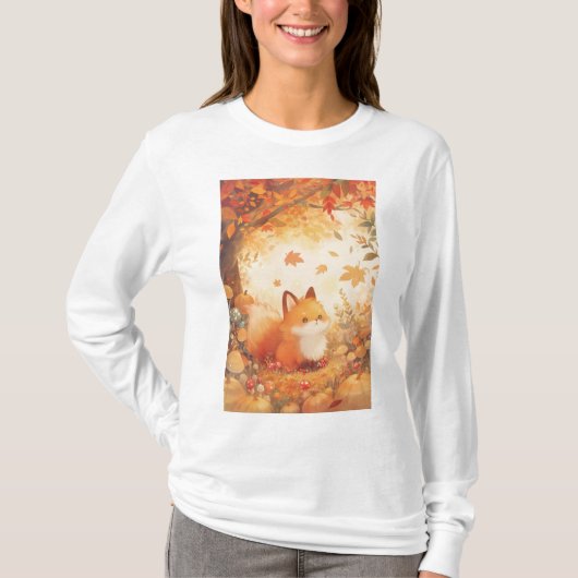 Fox Autumn Retreat T-Shirt (Vorderseite)