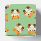 Fox Baby Dusche grün Geschenkschachtel (Oben)