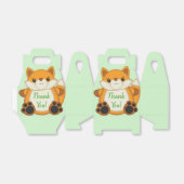 Fox Baby Dusche grün Geschenkschachtel (Ungefaltet)