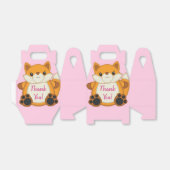 Fox Baby Dusche Pink Geschenkschachtel (Ungefaltet)