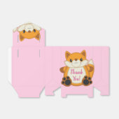 Fox Baby Dusche Pink Geschenkschachtel (Ungefaltet)