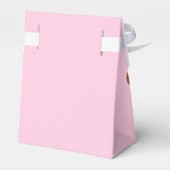 Fox Baby Dusche Pink Geschenkschachtel (Rückseite)