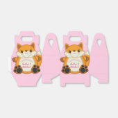 Fox Baby Dusche Pink Geschenkschachtel (Ungefaltet)