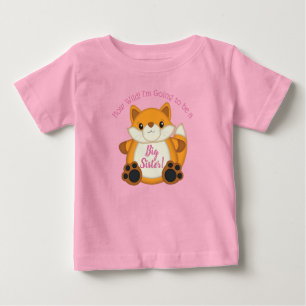 Fox Baby Dusche Pink T-shirt