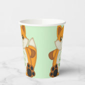 Fox Baby Dusche Woodland Animal Pappbecher (Links)