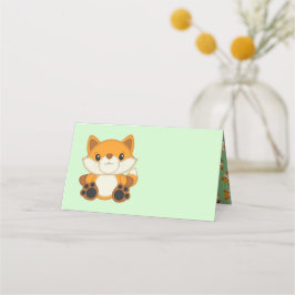 Fox Baby Dusche Woodland Animal Platzkarte