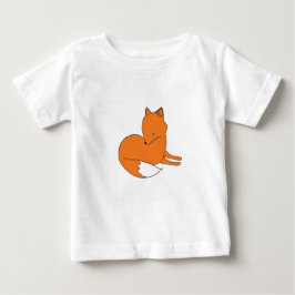 Fox Baby Fine Jersey T - Shirt, White Baby T-shirt