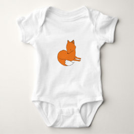 Fox Baby Jersey Bodysuit Baby Strampler