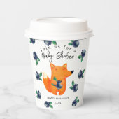 Fox Baby Shower Pappbecher (Vorderseite)