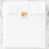 Fox Baby Shower Stickers (Tasche)