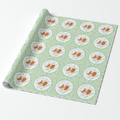 Fox Baby Shower Woodland Tiere Geschenkpapier (Ungerollt)