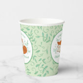 Fox Baby Shower Woodland Tiere Pappbecher (Rechts)