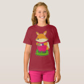 Fox Baseball Baseball-Handschuh T-Shirt (Vorne ganz)