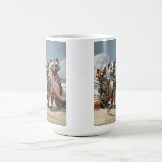 Fox Beach Bandits Surfers Kaffeetasse (Mittel)