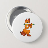 Fox bei Musik mit Flute.PNG Button (Vorne & Hinten)