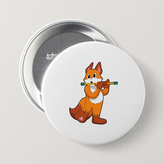 Fox bei Musik mit Flute.PNG Button (Vorne & Hinten)