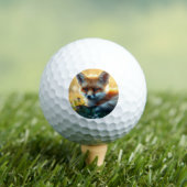 Fox bei Sonnenuntergang Golfball (Insitu T-Shirt)