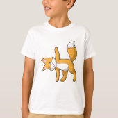 Fox bei Yoga Stretching T-Shirt (Vorderseite)